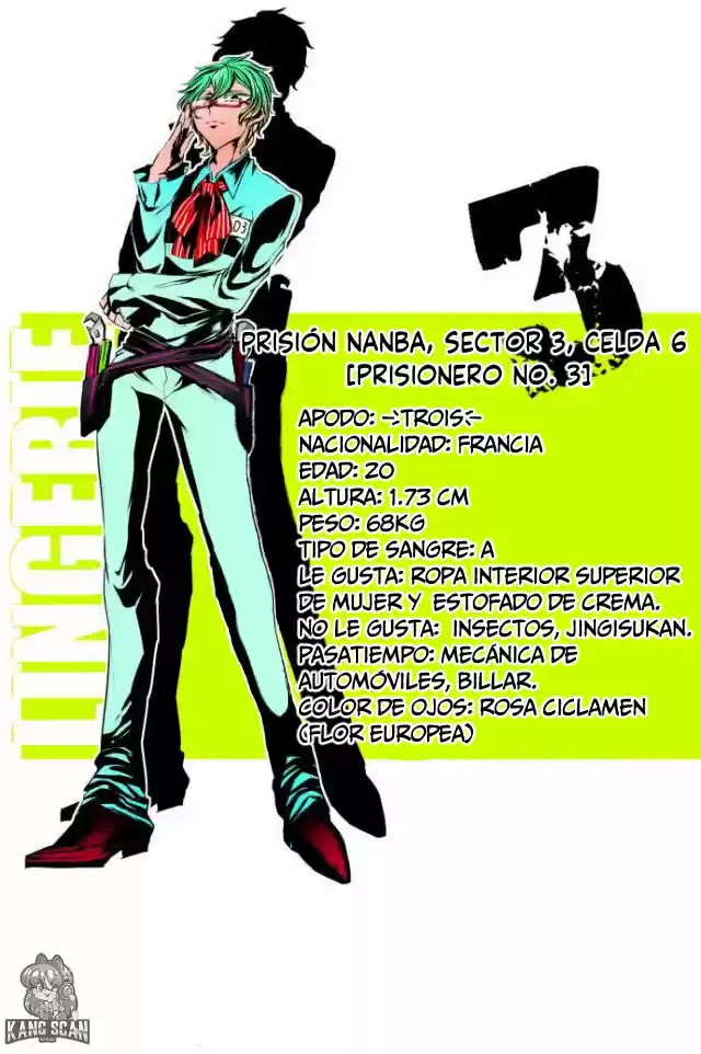 Nanbaka capítulo 37.3, página 38