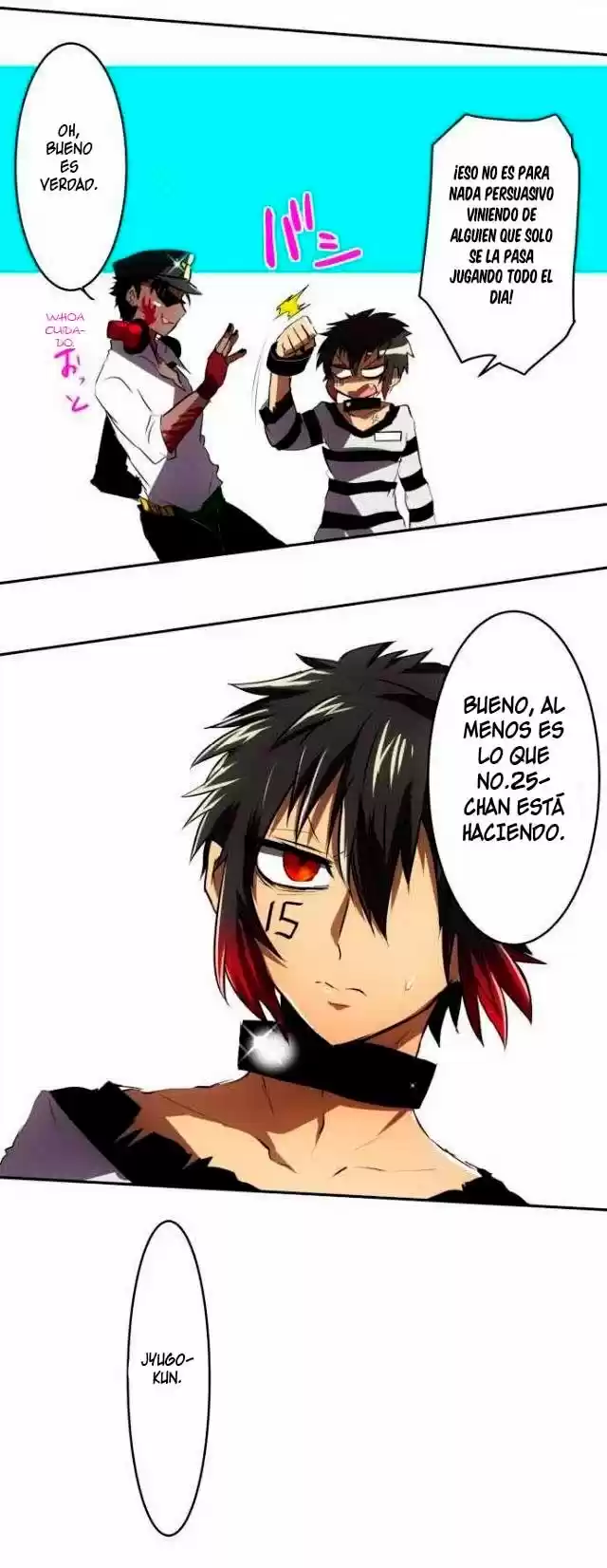 Nanbaka capítulo 49, página 21