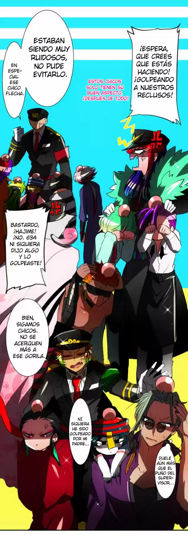 Nanbaka capítulo 60, página 19