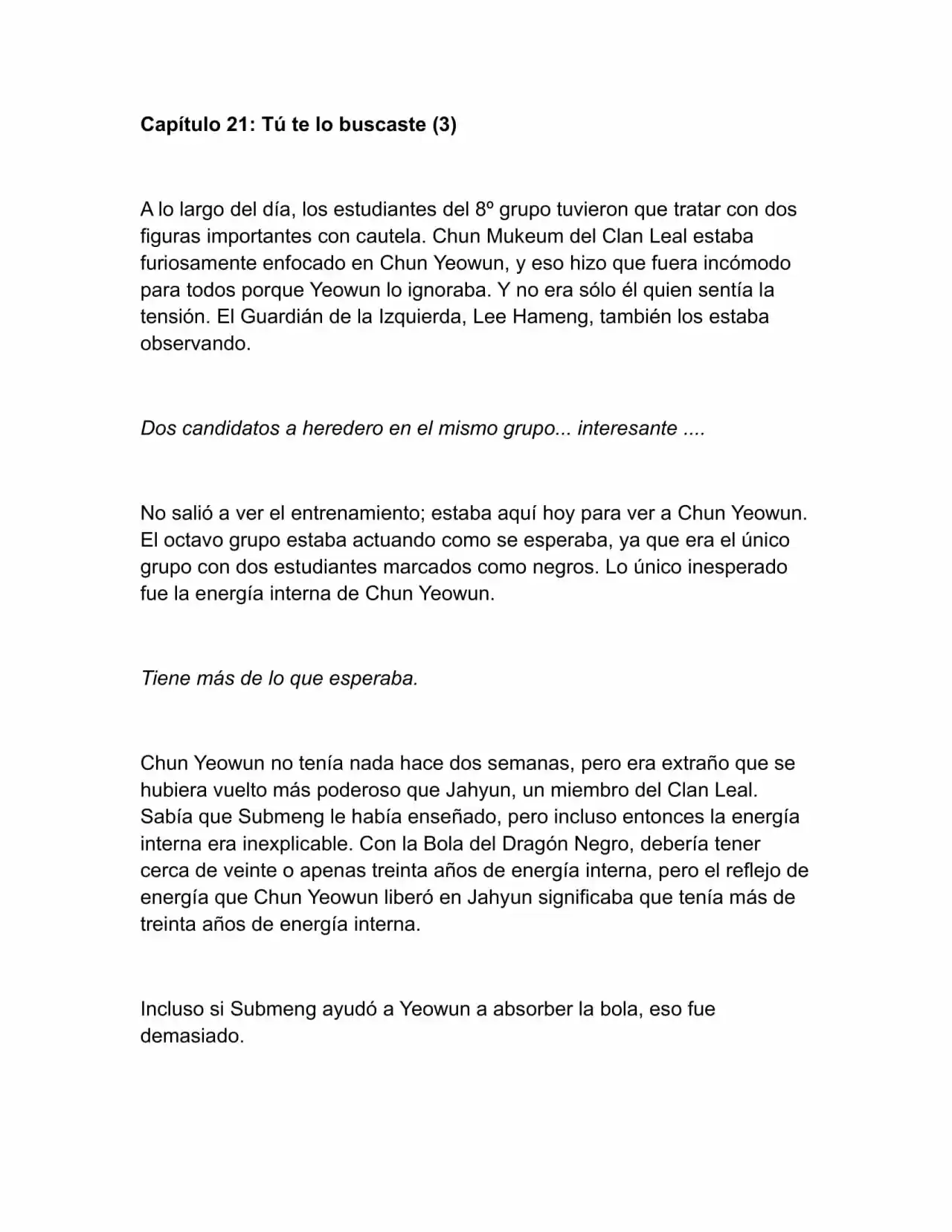 Nano Machine (Novela) capítulo 21, página 1
