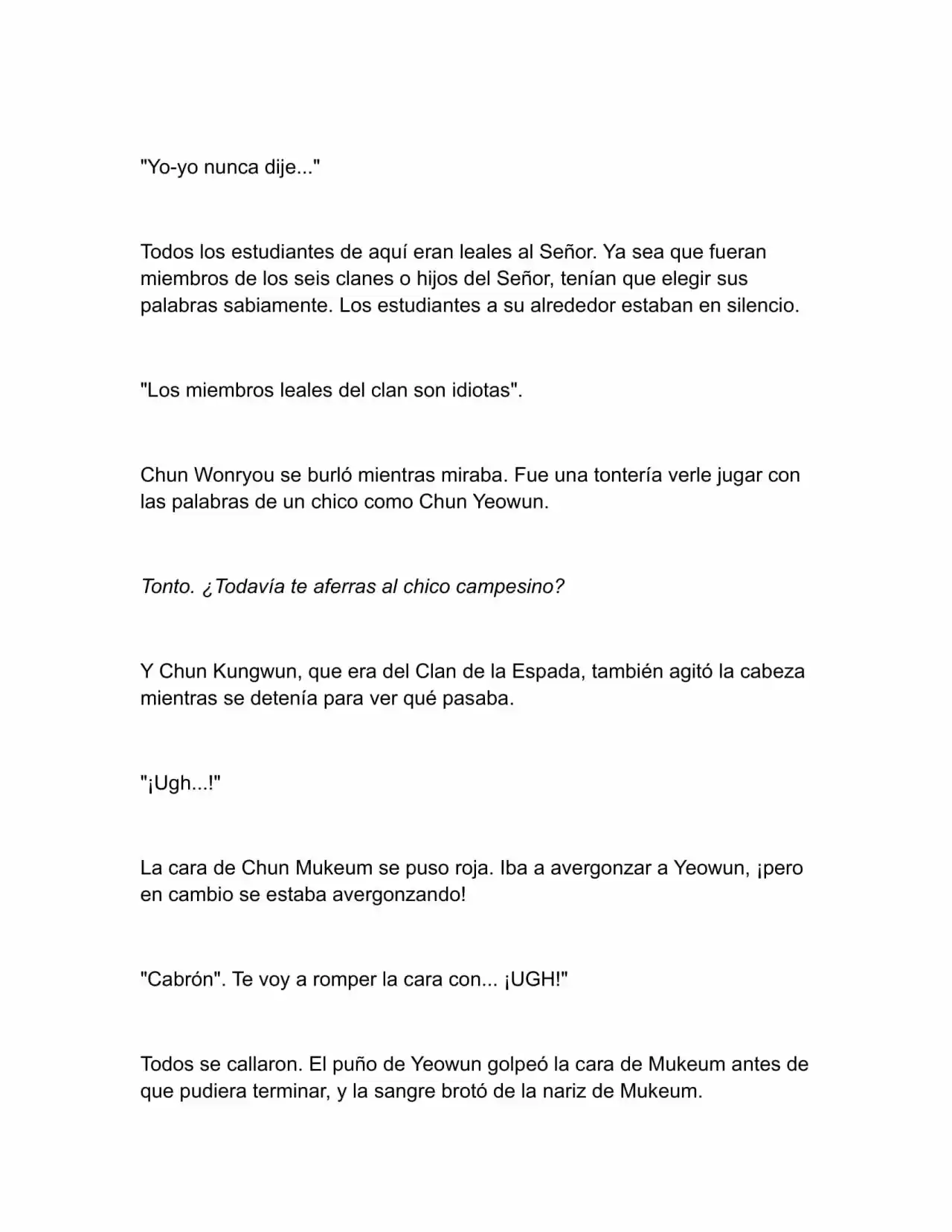 Nano Machine (Novela) capítulo 21, página 6