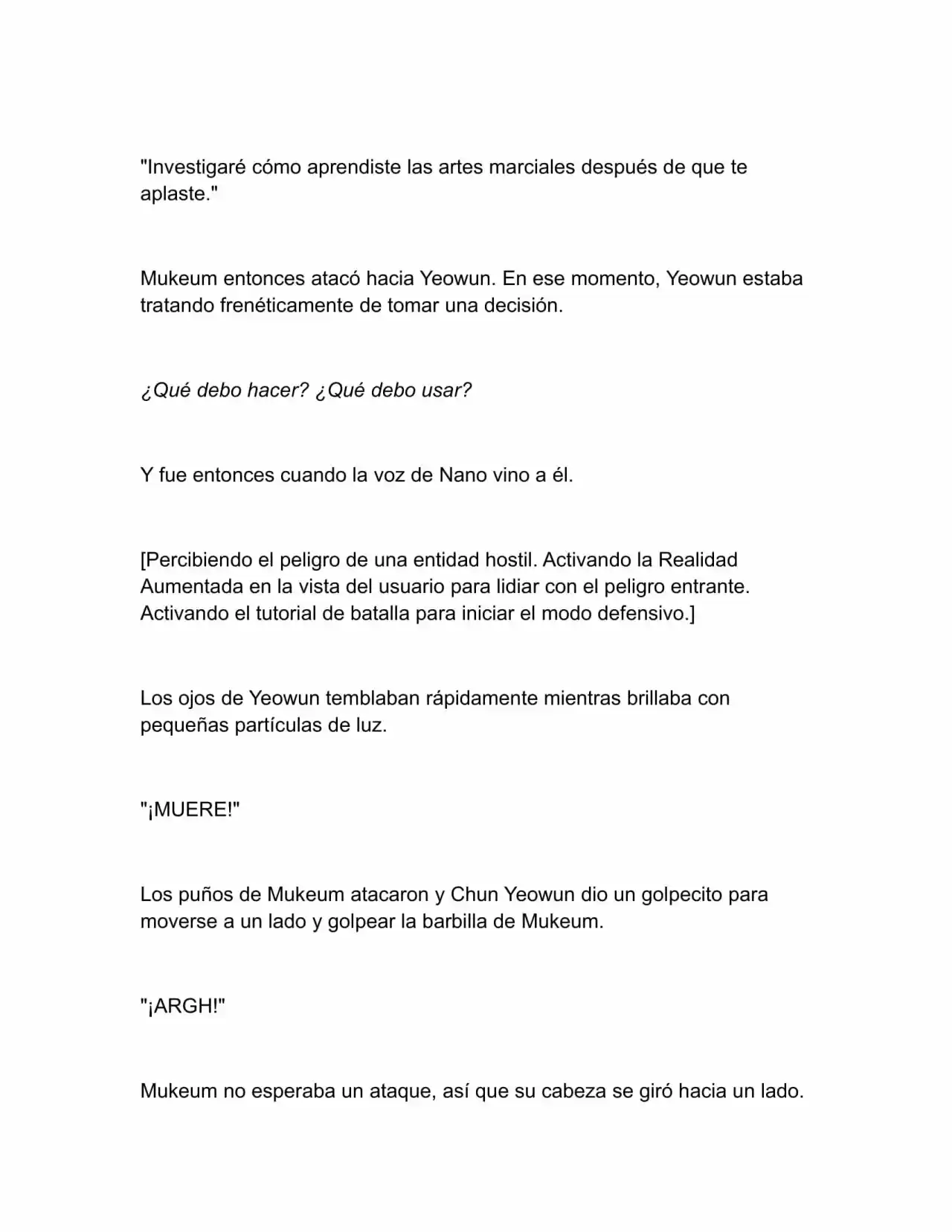 Nano Machine (Novela) capítulo 22, página 5