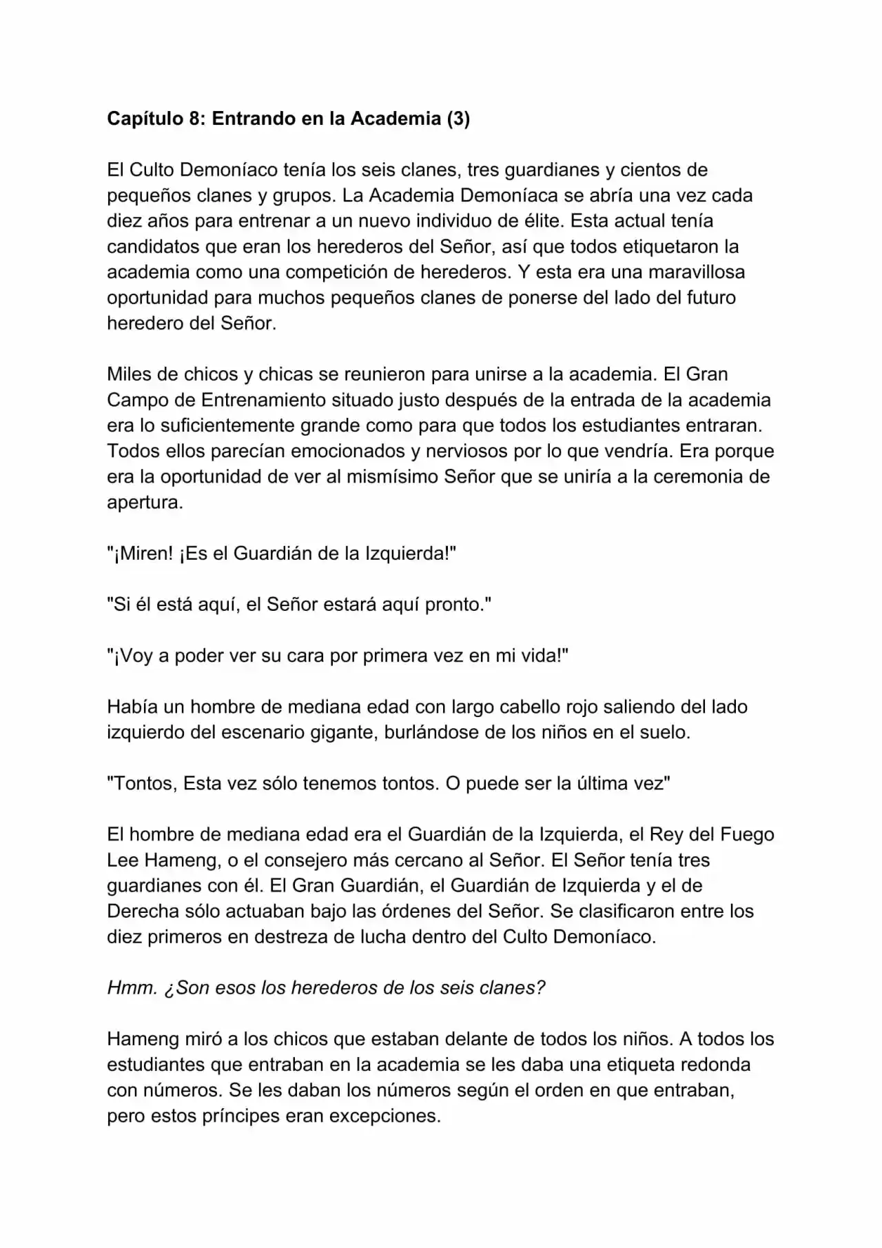 Nano Machine (Novela) capítulo 8, página 1