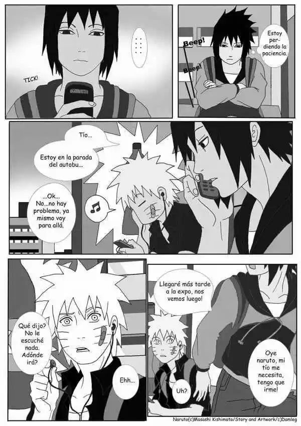Naruto High School capítulo 6.1, página 5