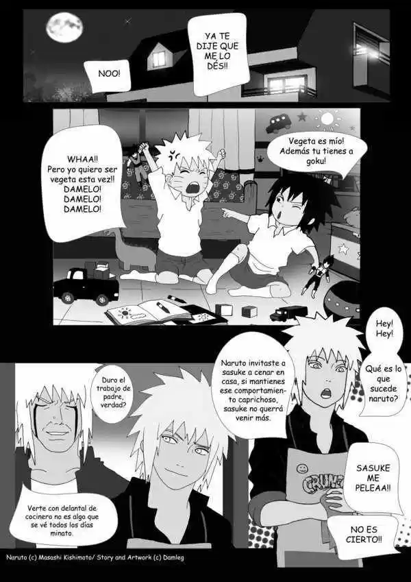 Naruto High School capítulo 6.2, página 3