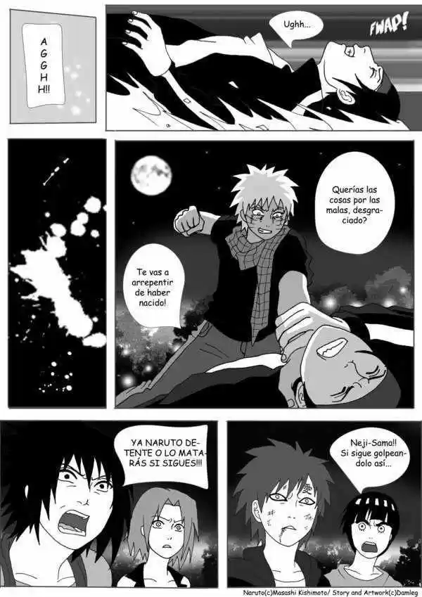 Naruto High School capítulo 6.2, página 8