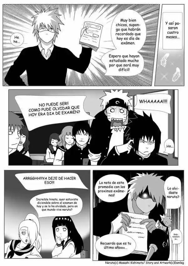 Naruto High School capítulo 7, página 3