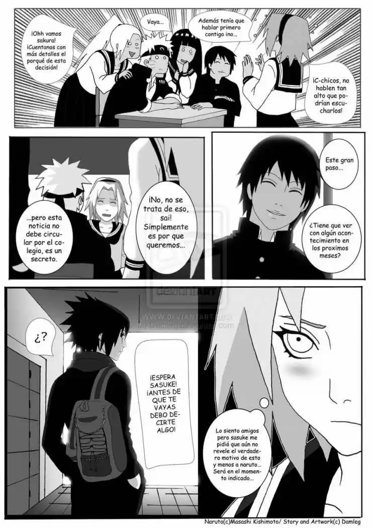 Naruto High School capítulo 7, página 8