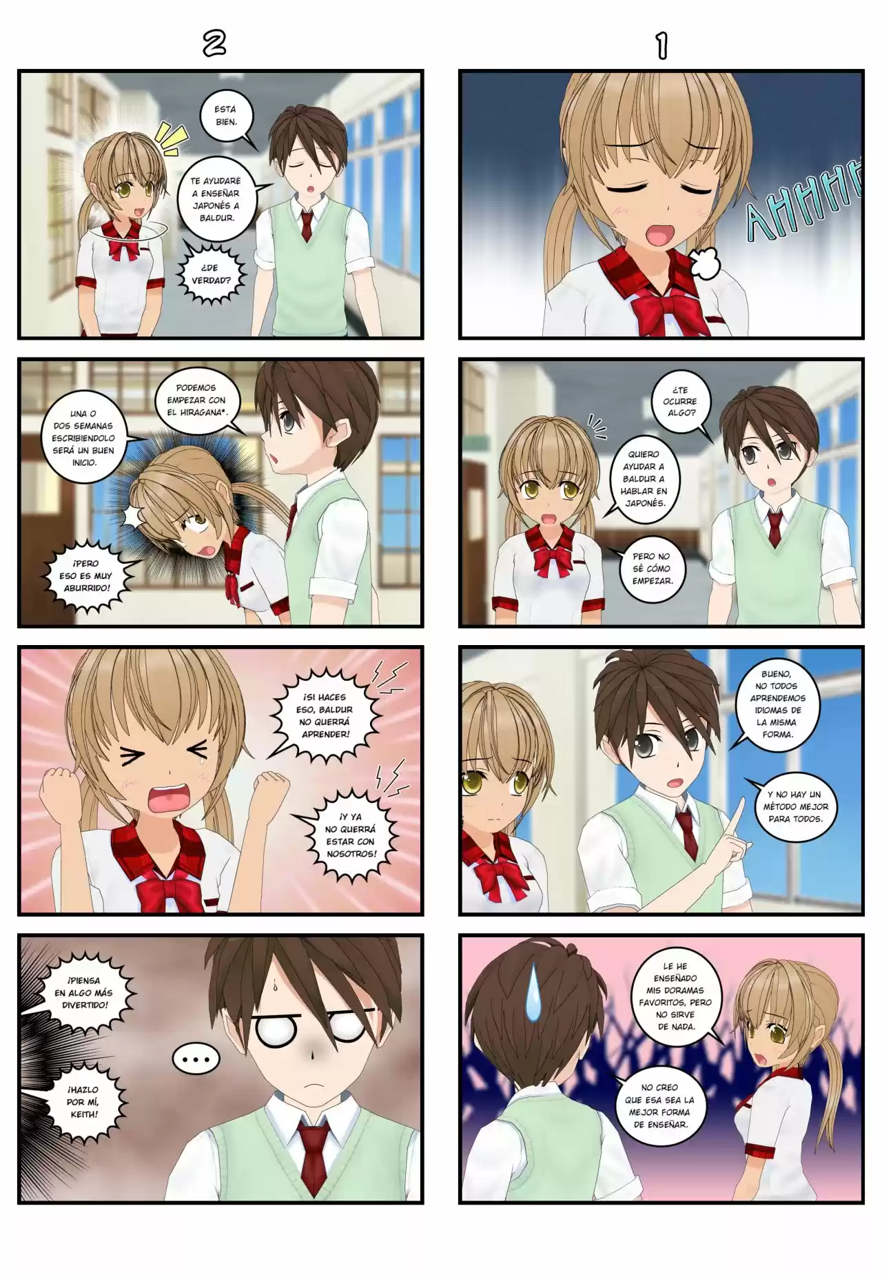 Nihongo Gakusei capítulo 1, página 3
