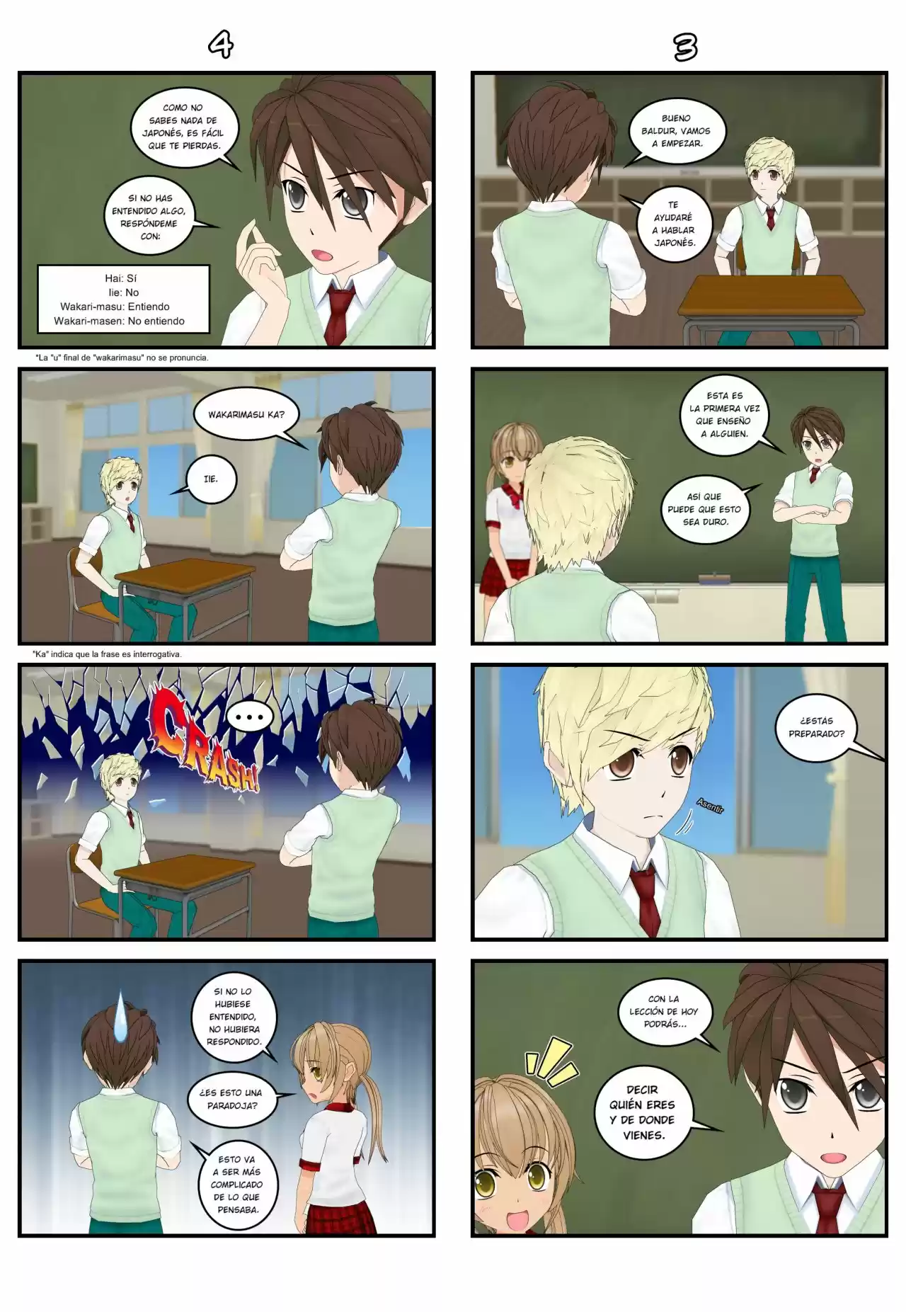 Nihongo Gakusei capítulo 1, página 4