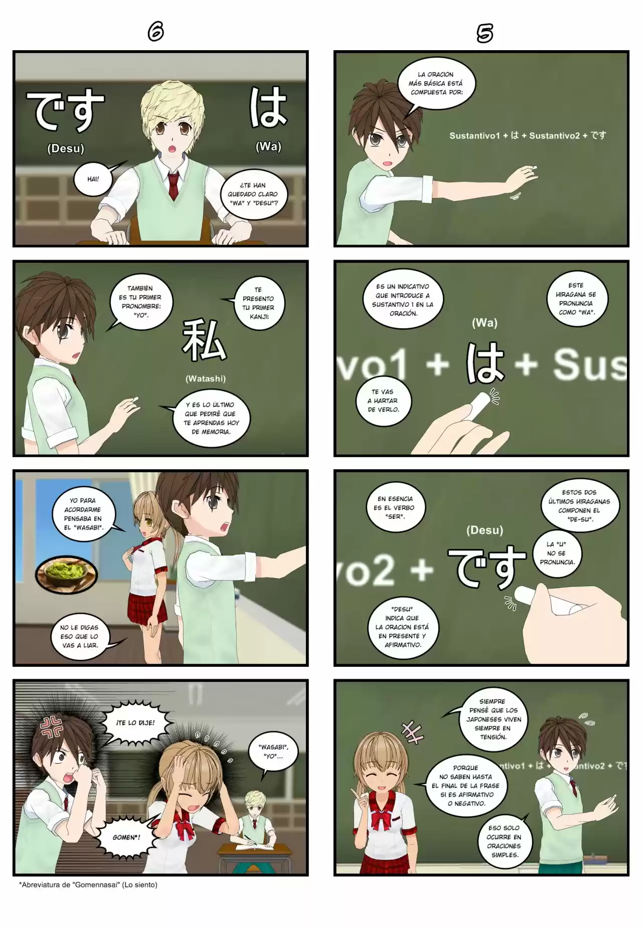 Nihongo Gakusei capítulo 1, página 5