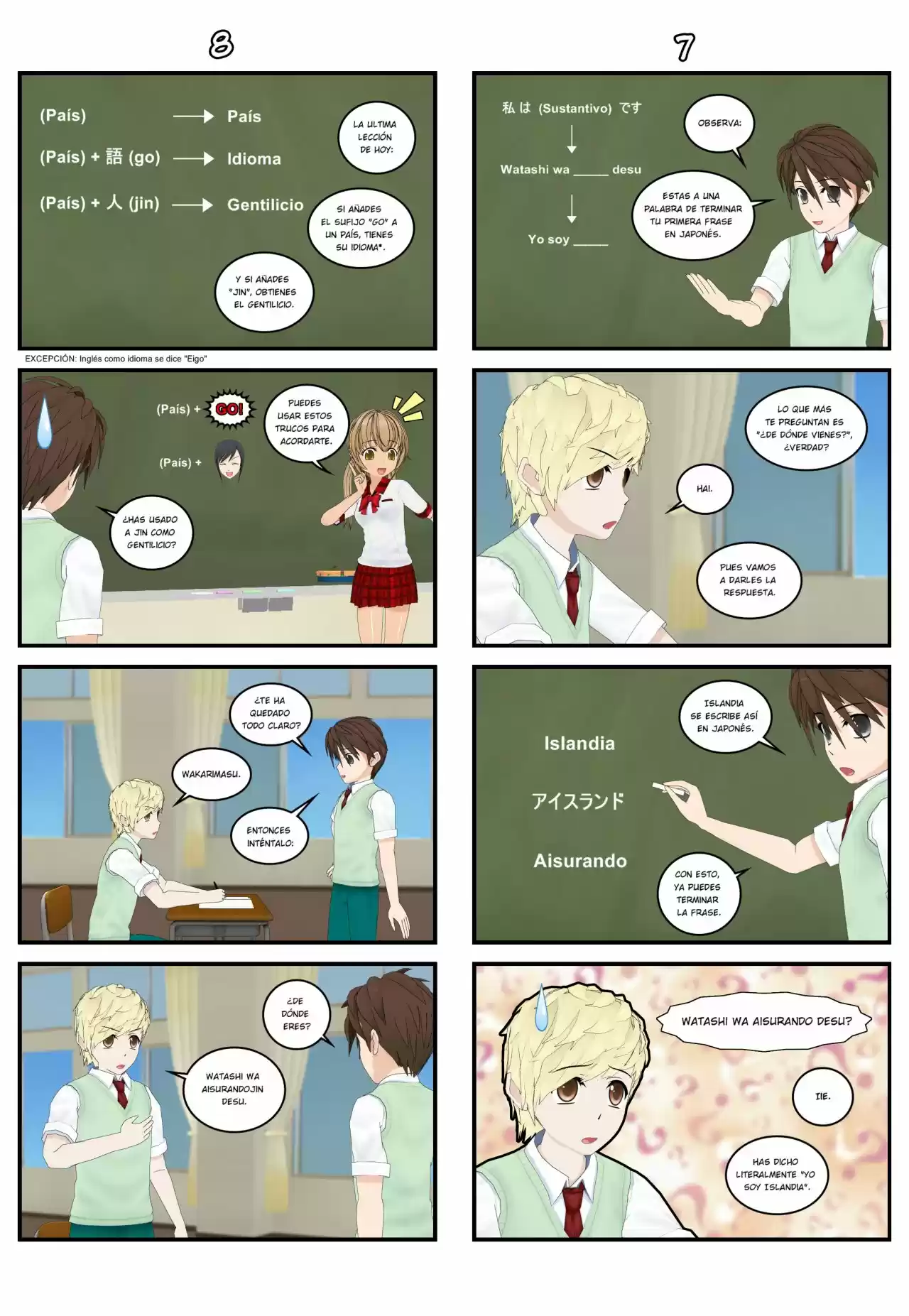 Nihongo Gakusei capítulo 1, página 6