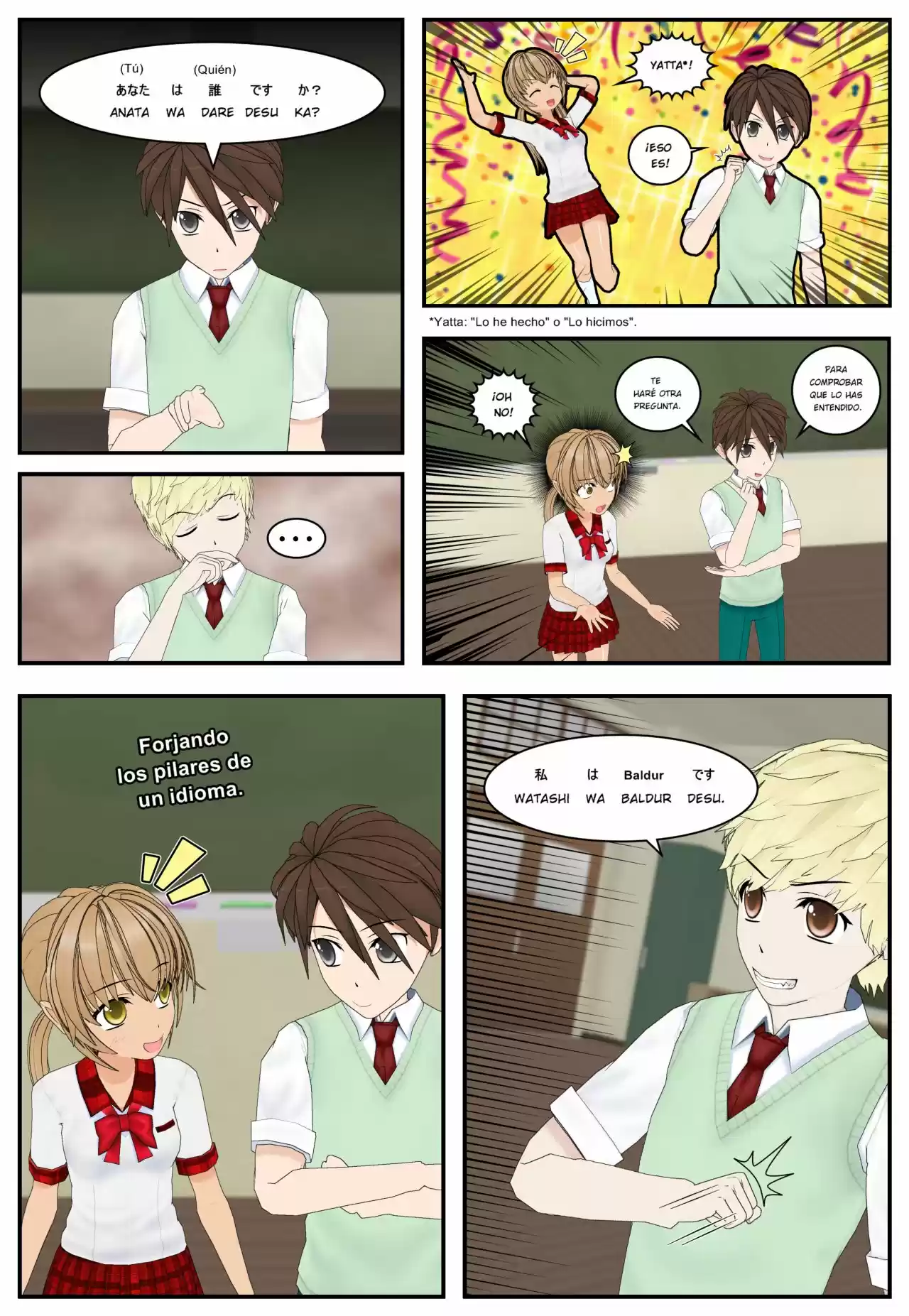 Nihongo Gakusei capítulo 1, página 7