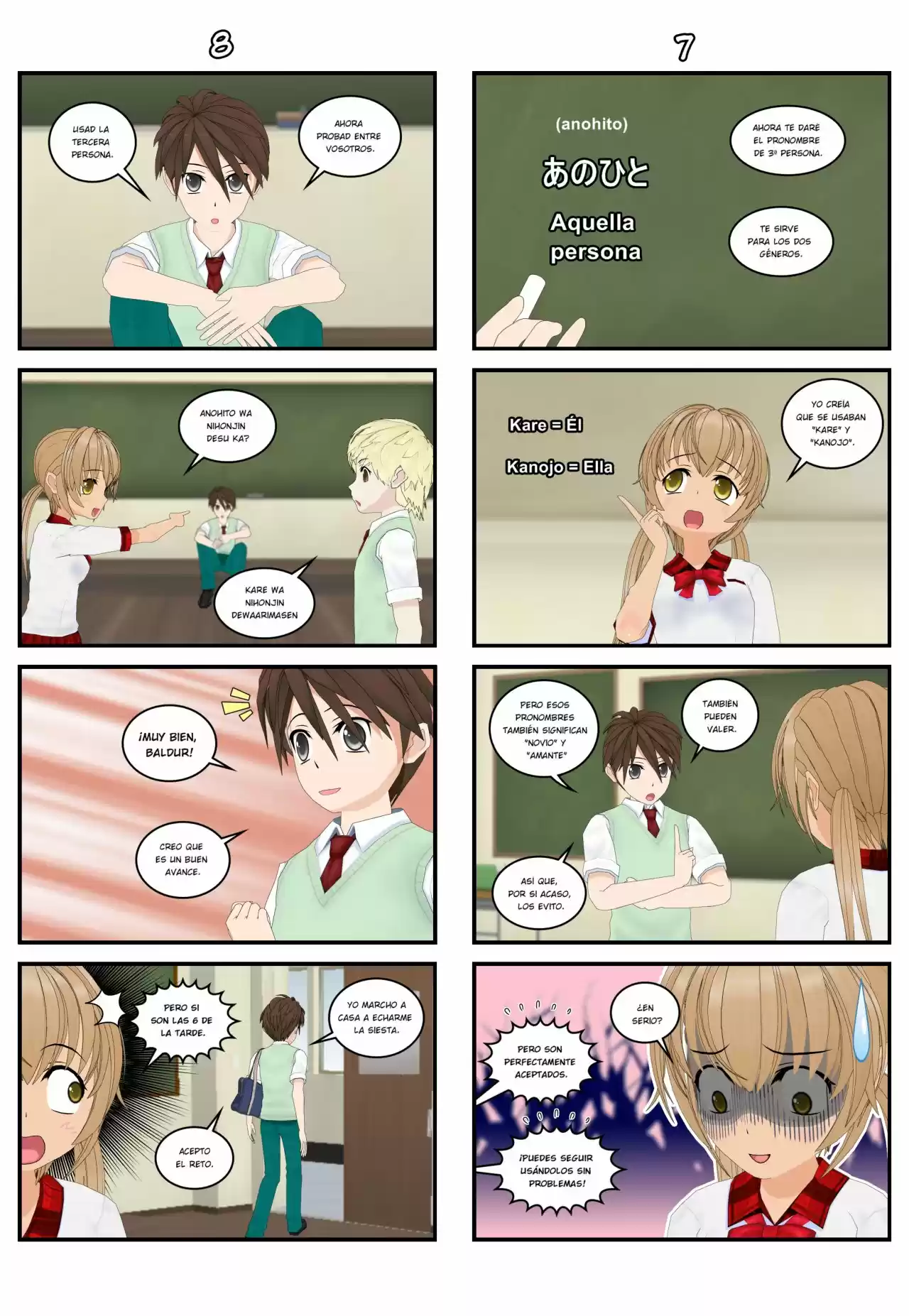 Nihongo Gakusei capítulo 2, página 6
