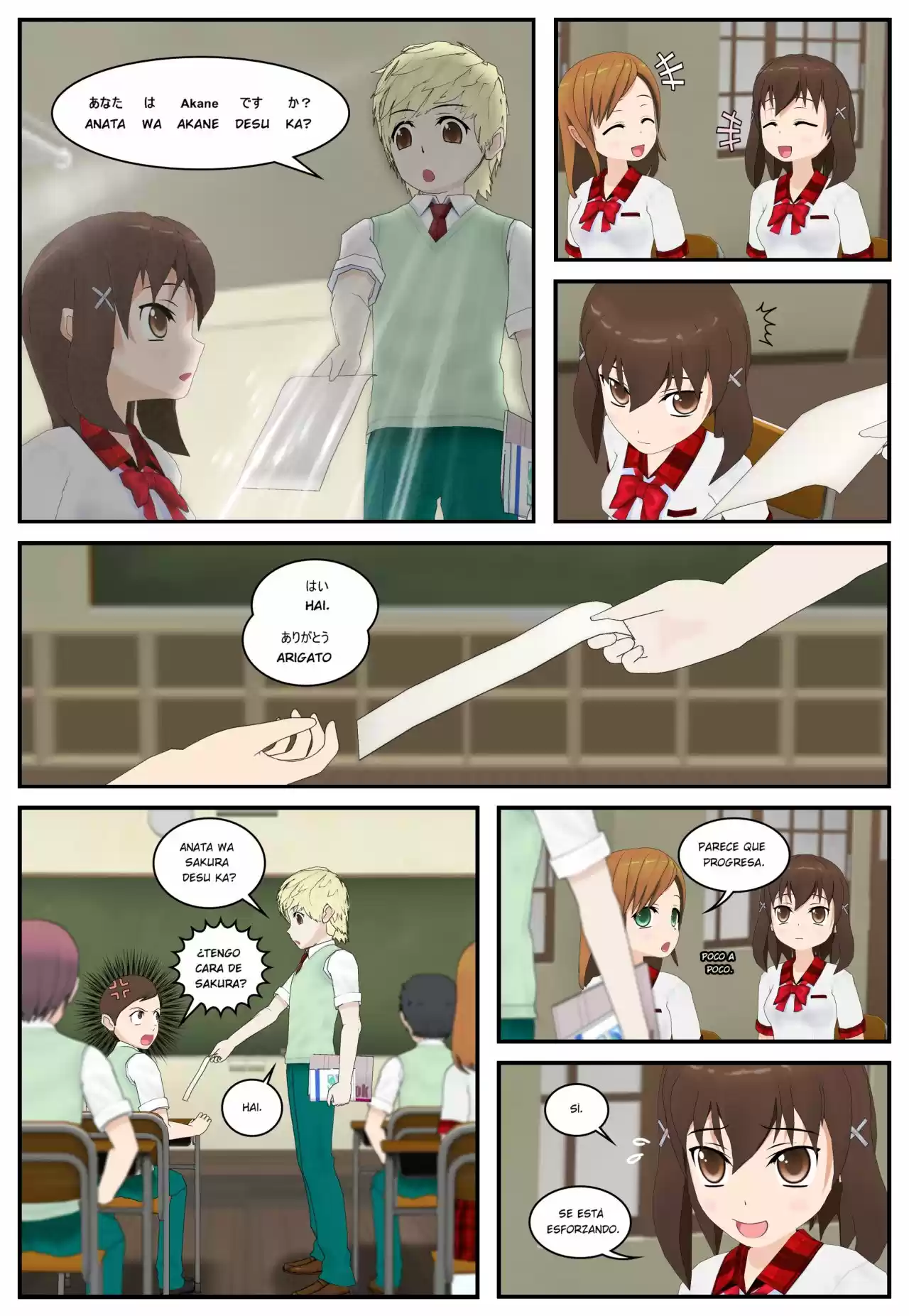 Nihongo Gakusei capítulo 2, página 7