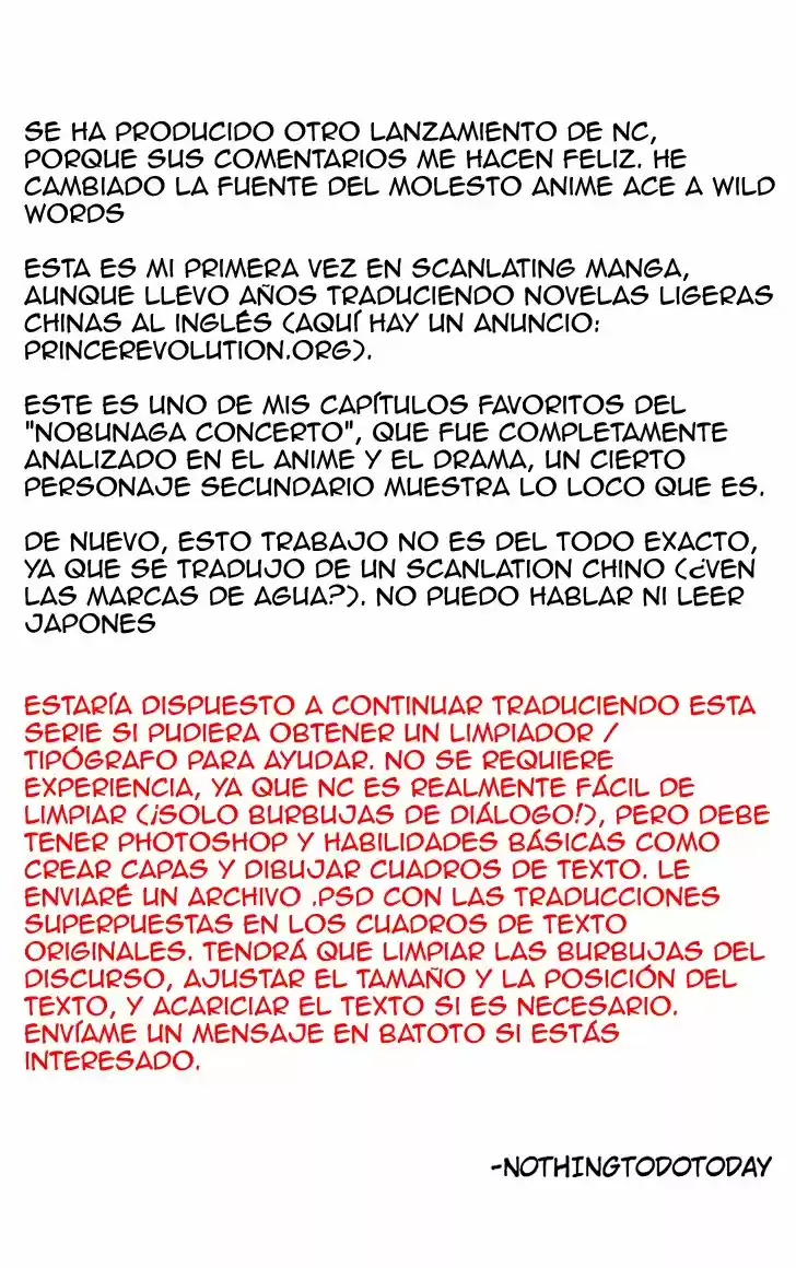 Nobunaga Concerto capítulo 13, página 2