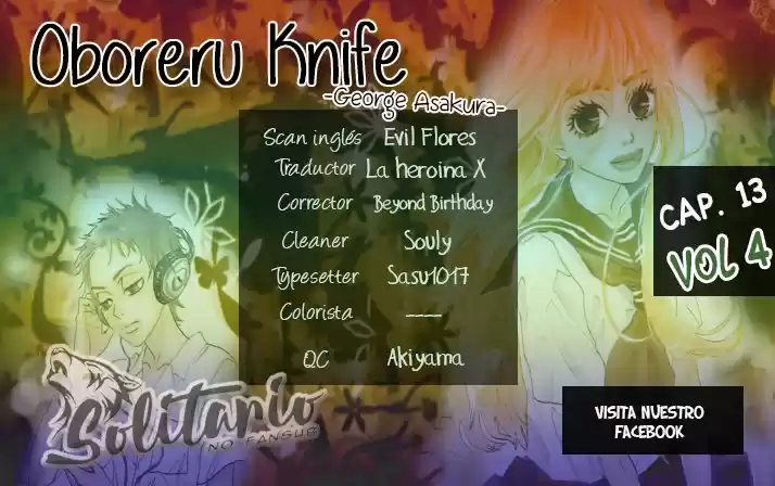Oboreru Knife capítulo 13, página 1