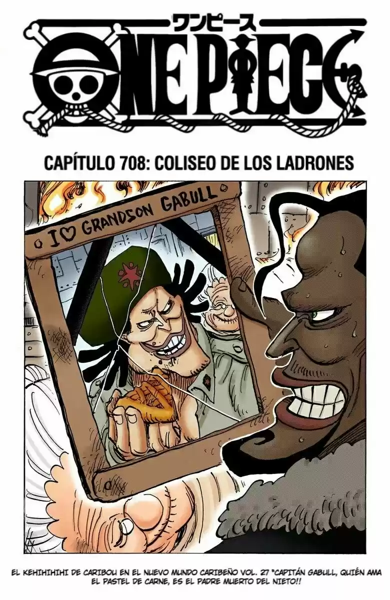 One Piece (full Color) capítulo 708, página 1