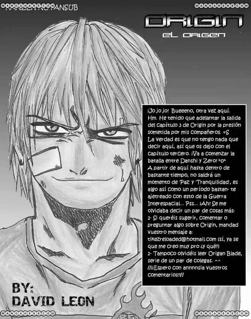 ORIGIN El Origen capítulo 3, página 1