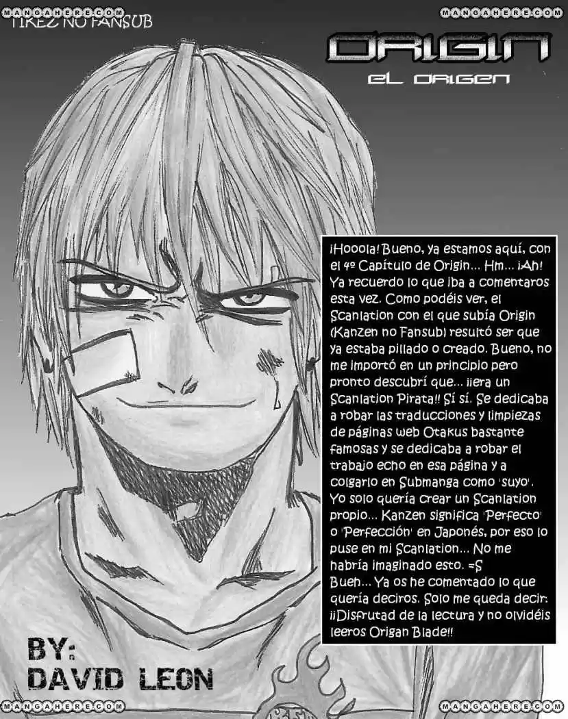 ORIGIN El Origen capítulo 4, página 1