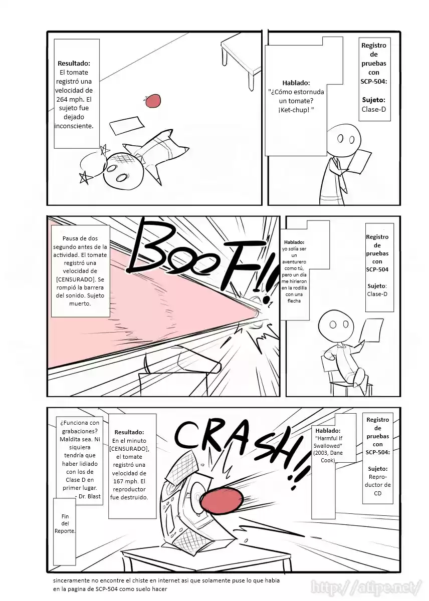 Oversimplified SCP capítulo 5, página 4