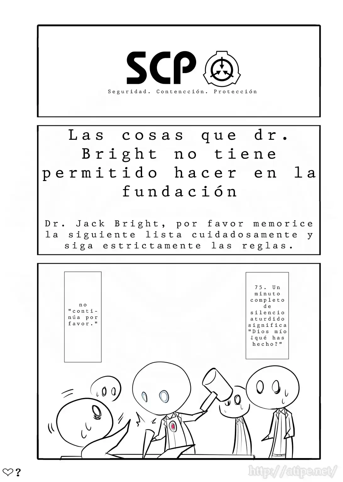 Oversimplified SCP capítulo 9, página 1
