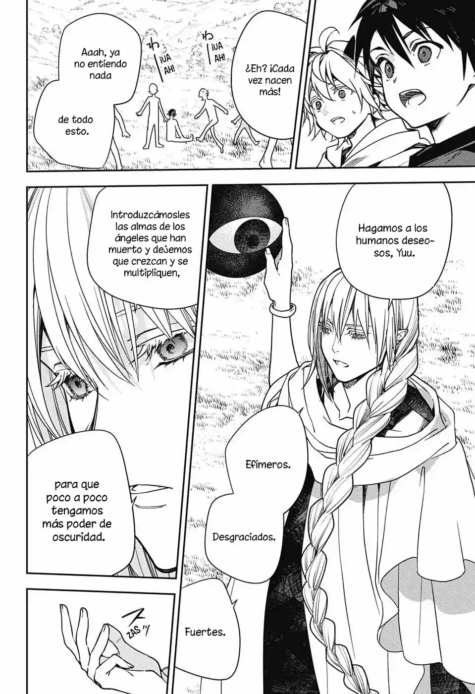 Owari No Seraph capítulo 129, página 34
