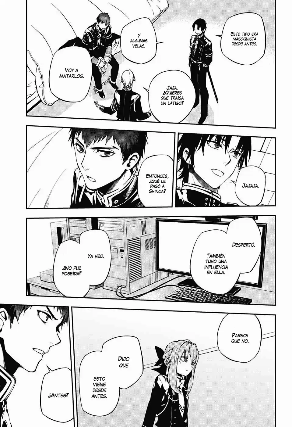 Owari No Seraph capítulo 72, página 24