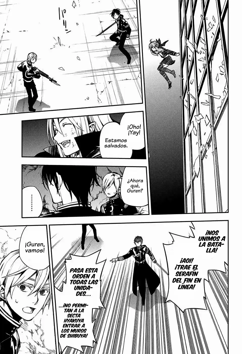 Owari No Seraph capítulo 79, página 32