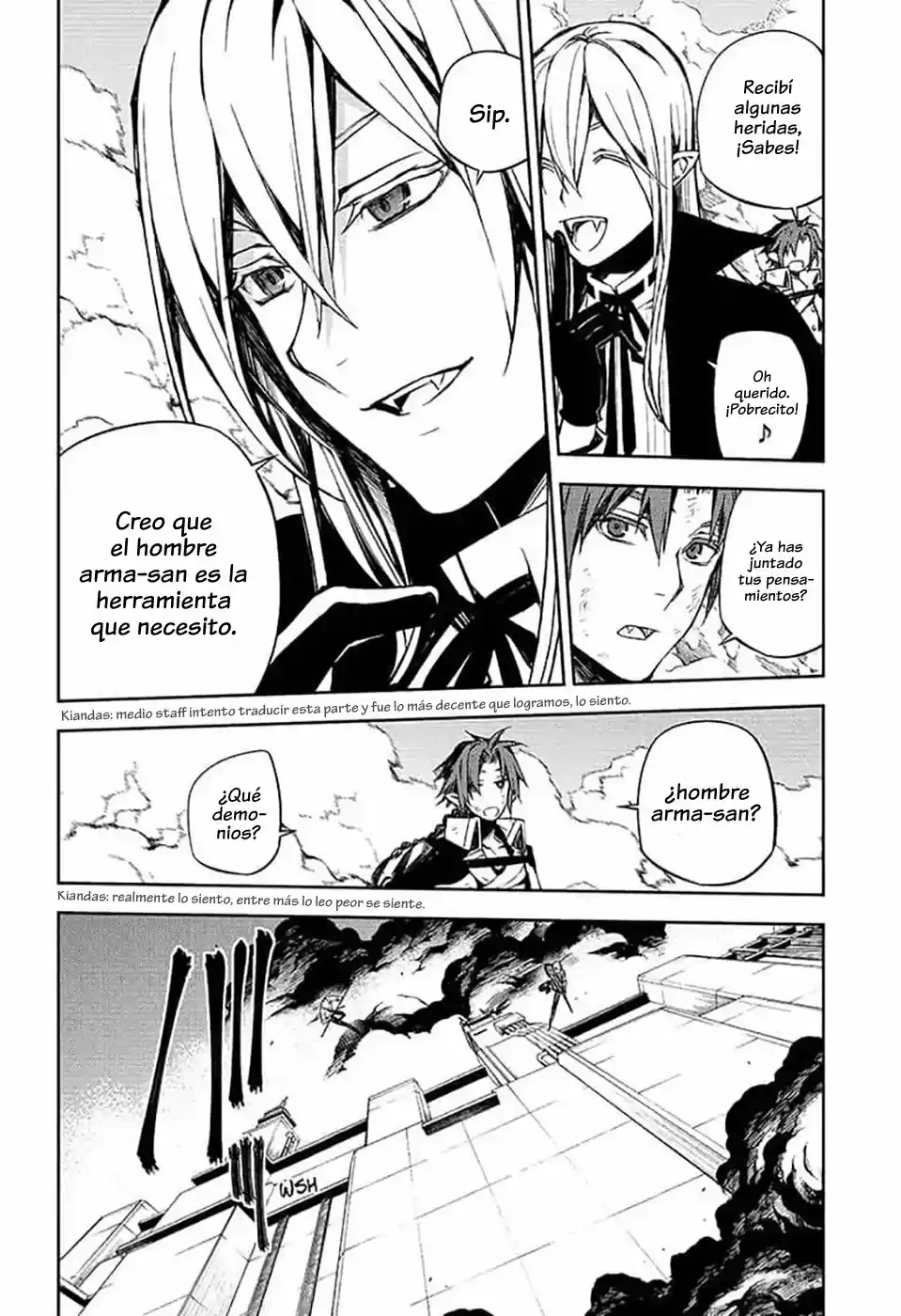 Owari No Seraph capítulo 80, página 24