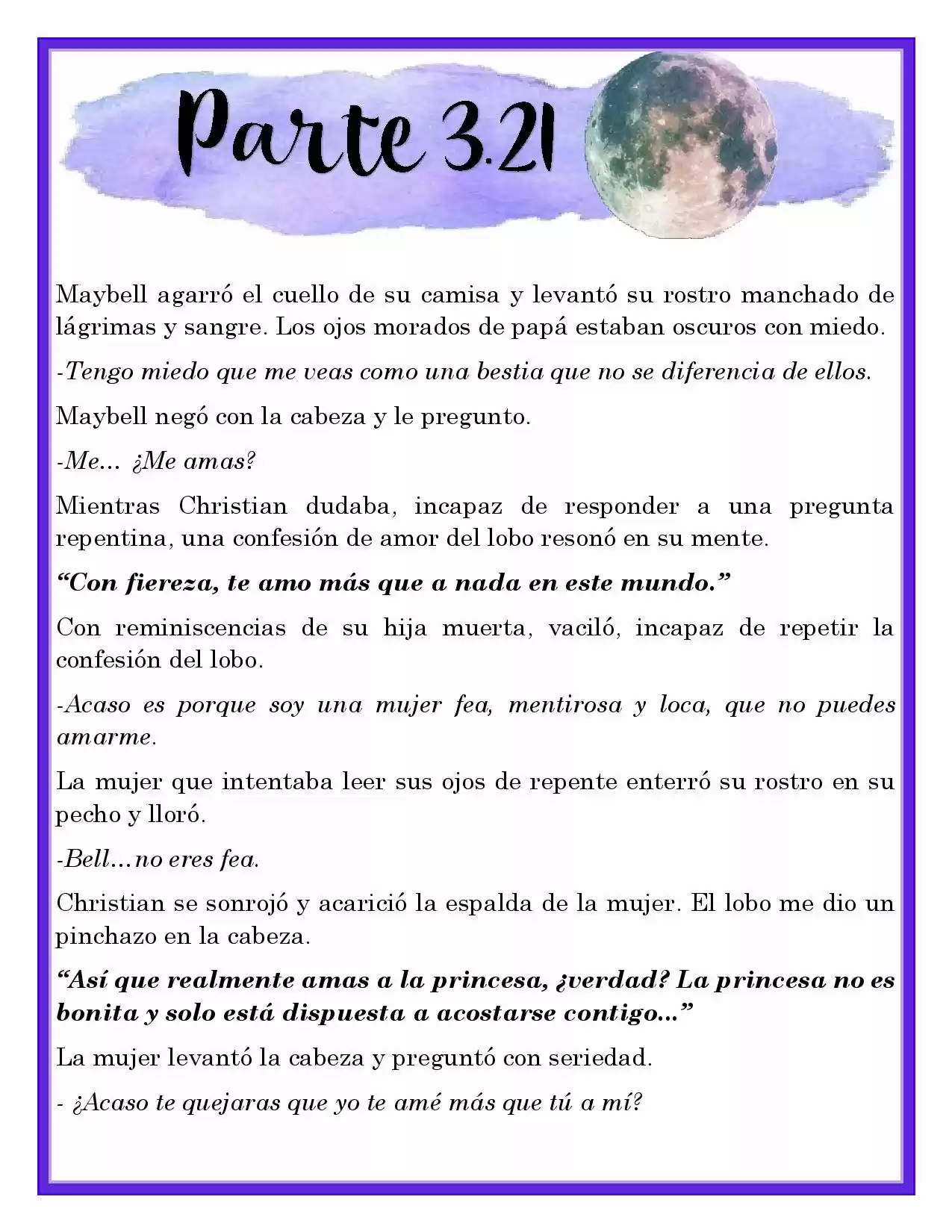 PAPÁ, ERES MÍO (Novela) capítulo 3.21, página 2