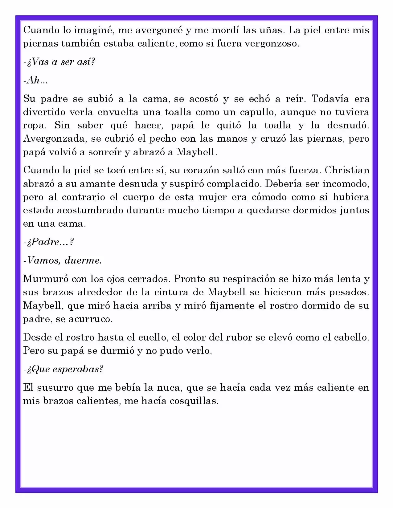 PAPÁ, ERES MÍO (Novela) capítulo 3.21, página 7