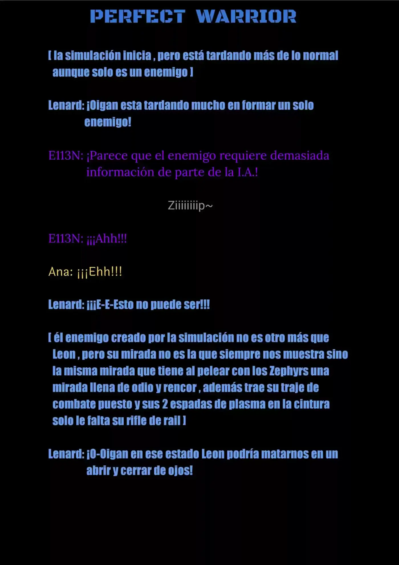 Perfect Warrior (Novela) capítulo 13, página 15