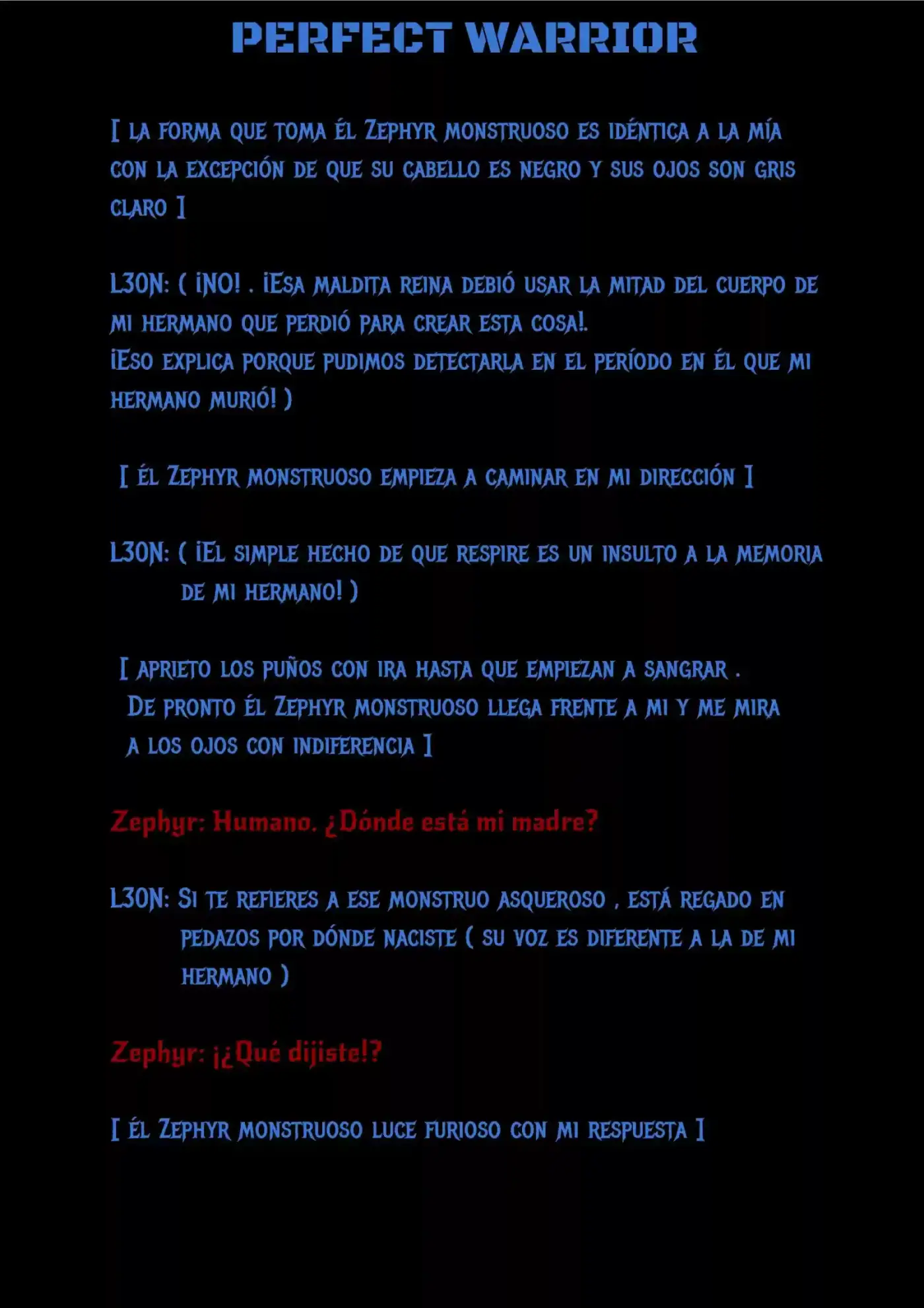 Perfect Warrior (Novela) capítulo 8, página 5