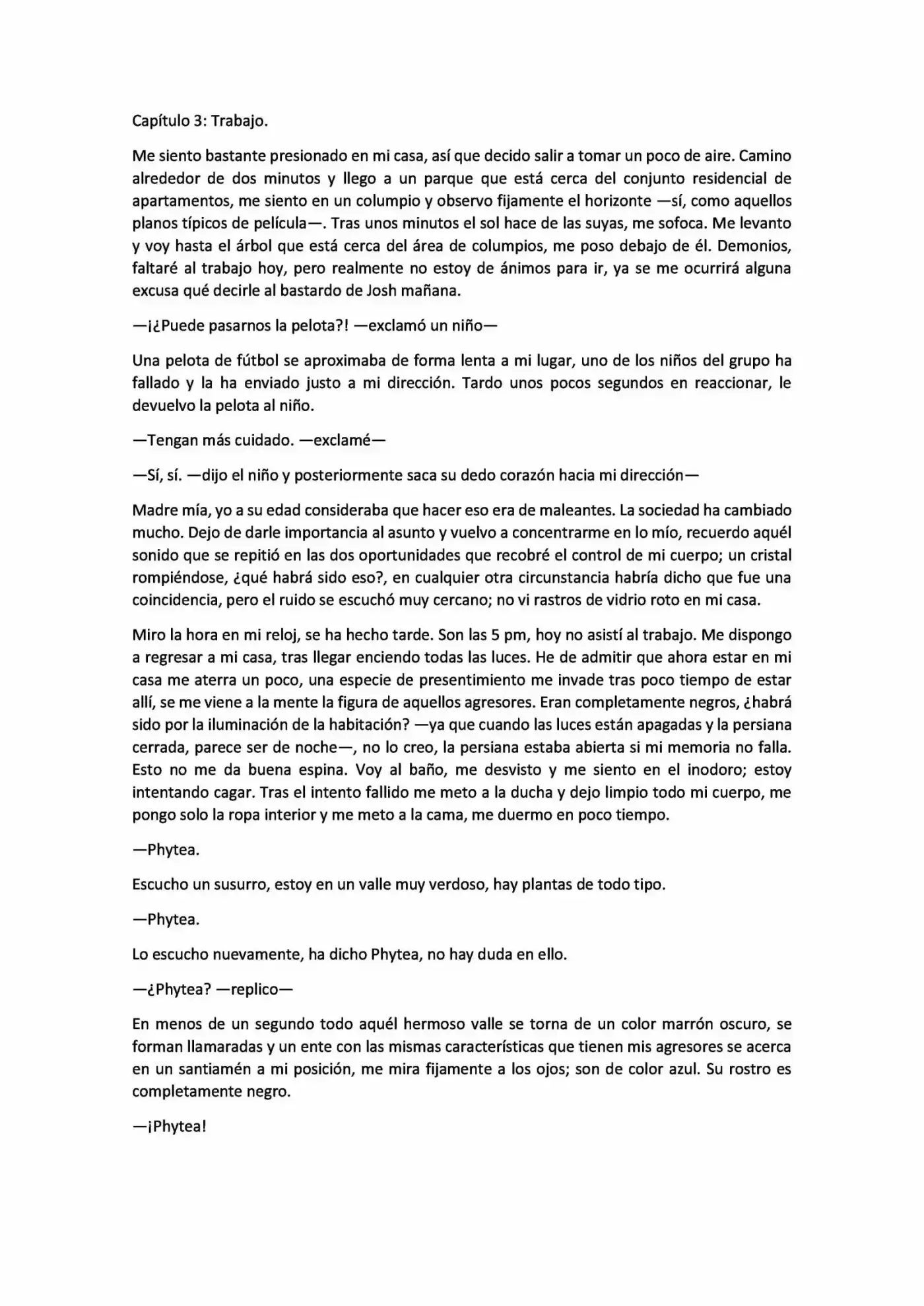 Phytea capítulo 3, página 2