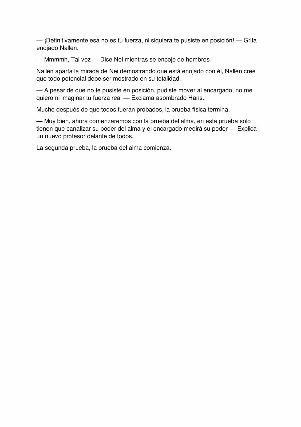 Poder Del Alma (Novela) capítulo 2, página 7