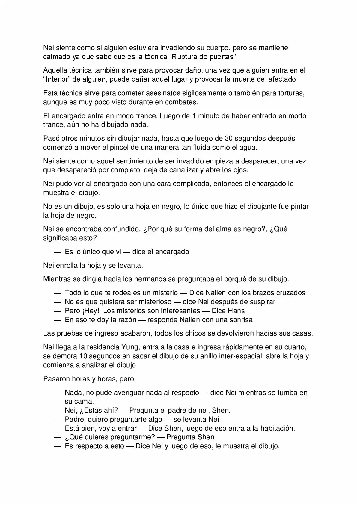 Poder Del Alma (Novela) capítulo 3, página 5