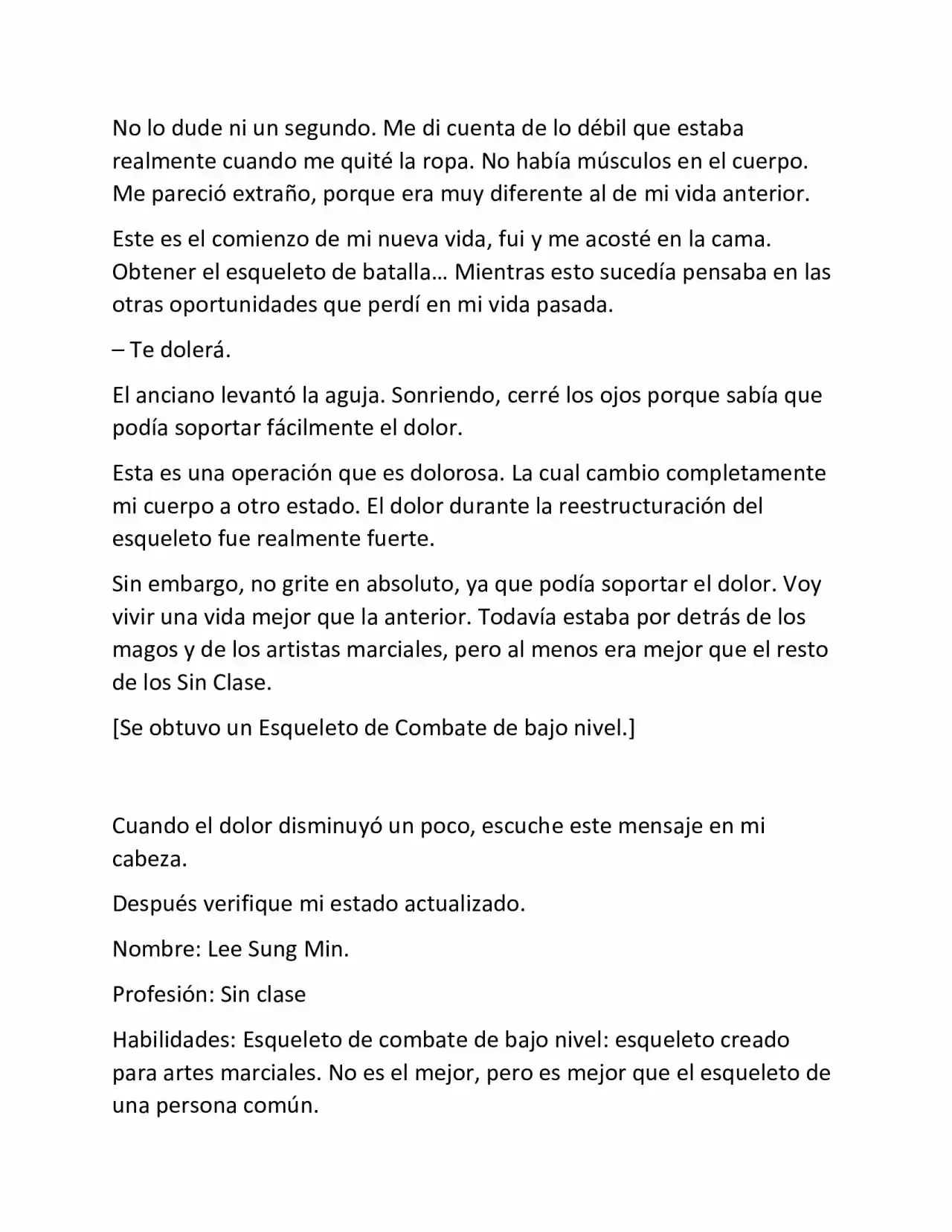 Possessing Nothing (Novela) capítulo 2, página 4