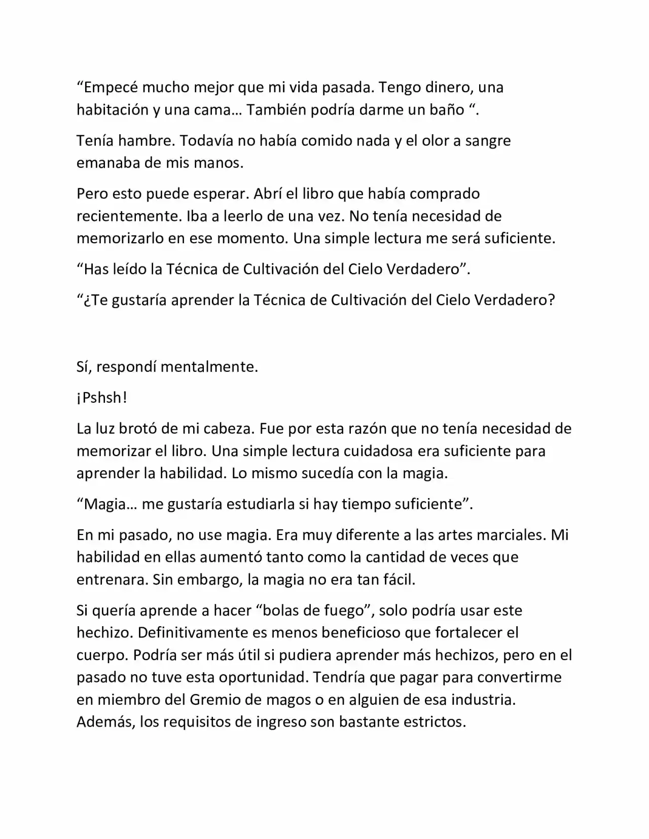 Possessing Nothing (Novela) capítulo 3, página 5