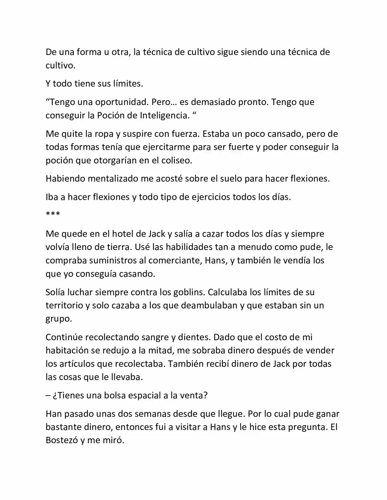 Possessing Nothing (Novela) capítulo 6, página 5