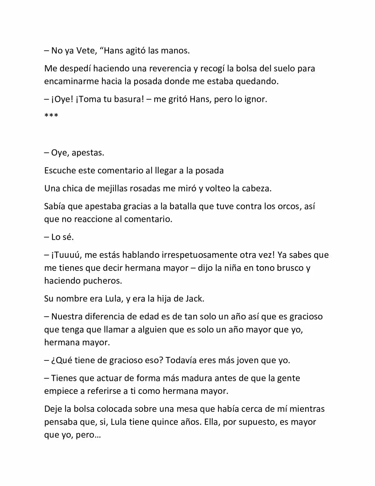 Possessing Nothing (Novela) capítulo 8, página 5
