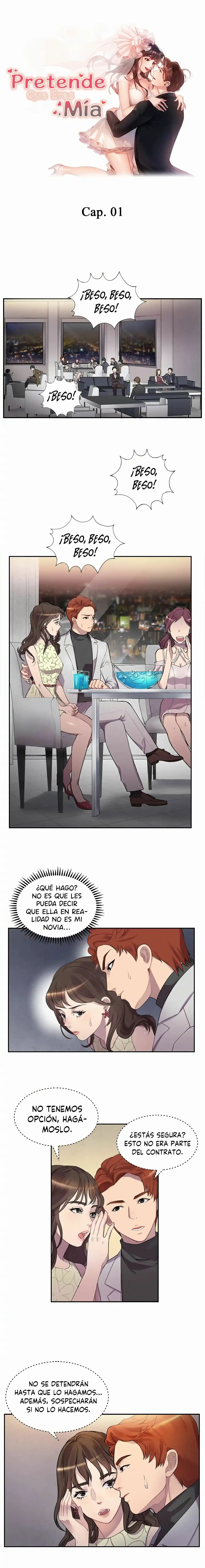 Pretende Que Eres Mía capítulo 1, página 2