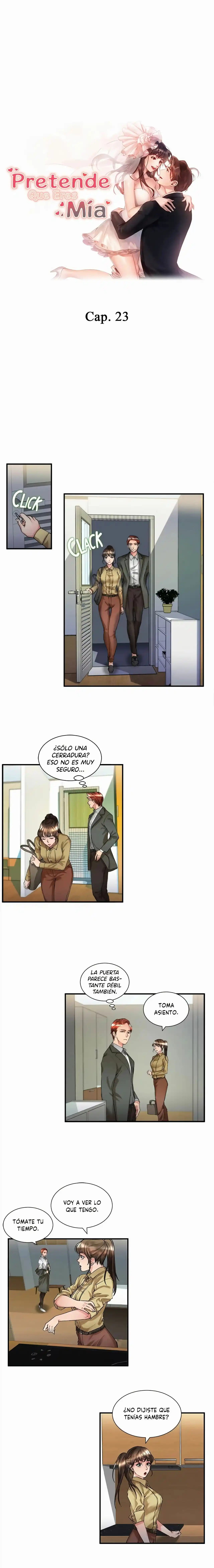 Pretende Que Eres Mía capítulo 23, página 2