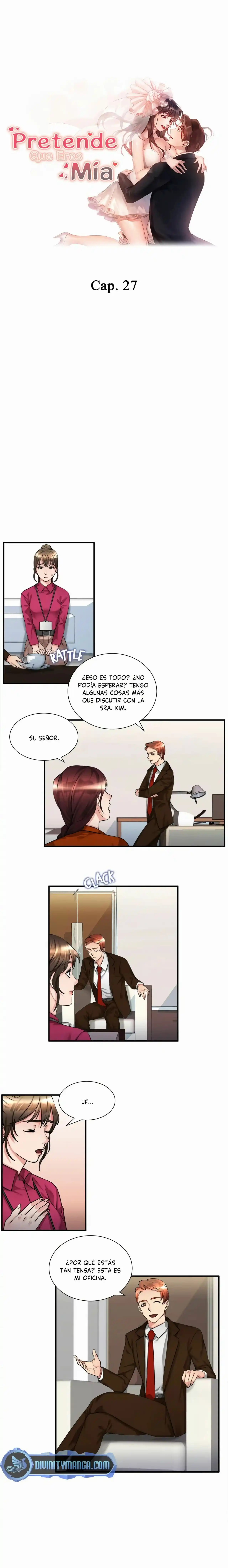 Pretende Que Eres Mía capítulo 27, página 2