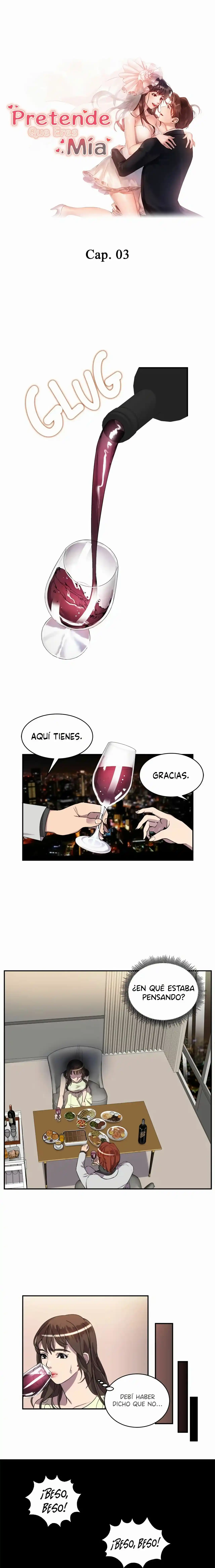 Pretende Que Eres Mía capítulo 3, página 2