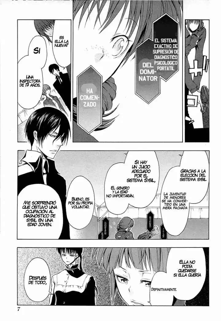 Psycho-Pass capítulo 0, página 6