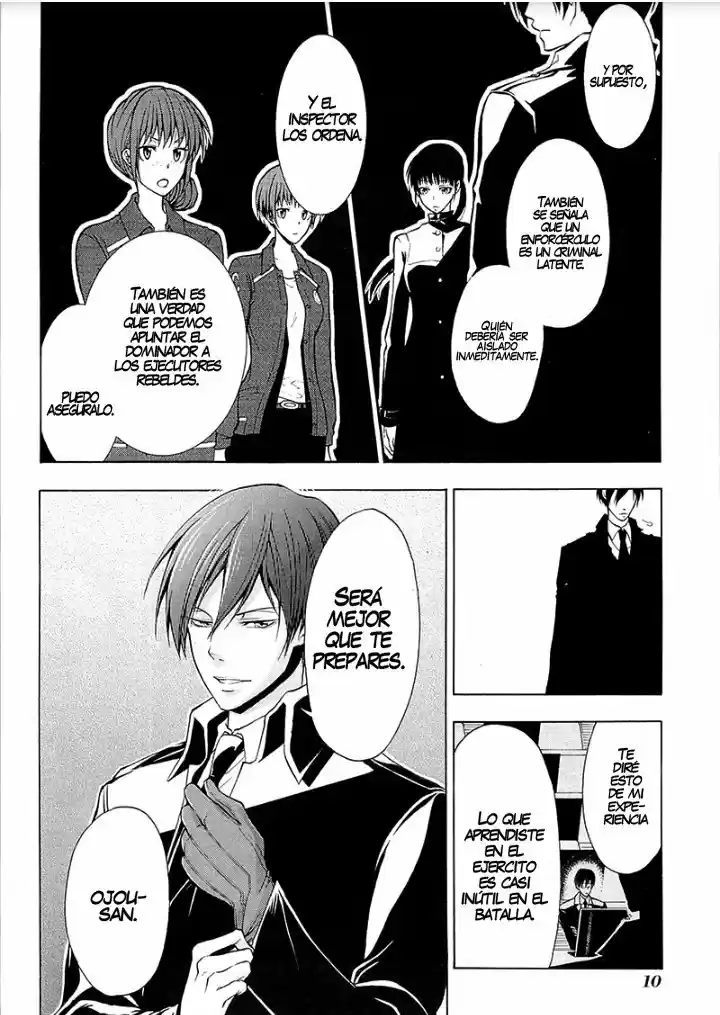Psycho-Pass capítulo 0, página 9