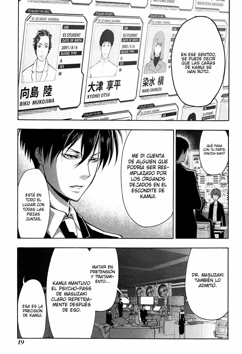 Psycho-Pass capítulo 17, página 19