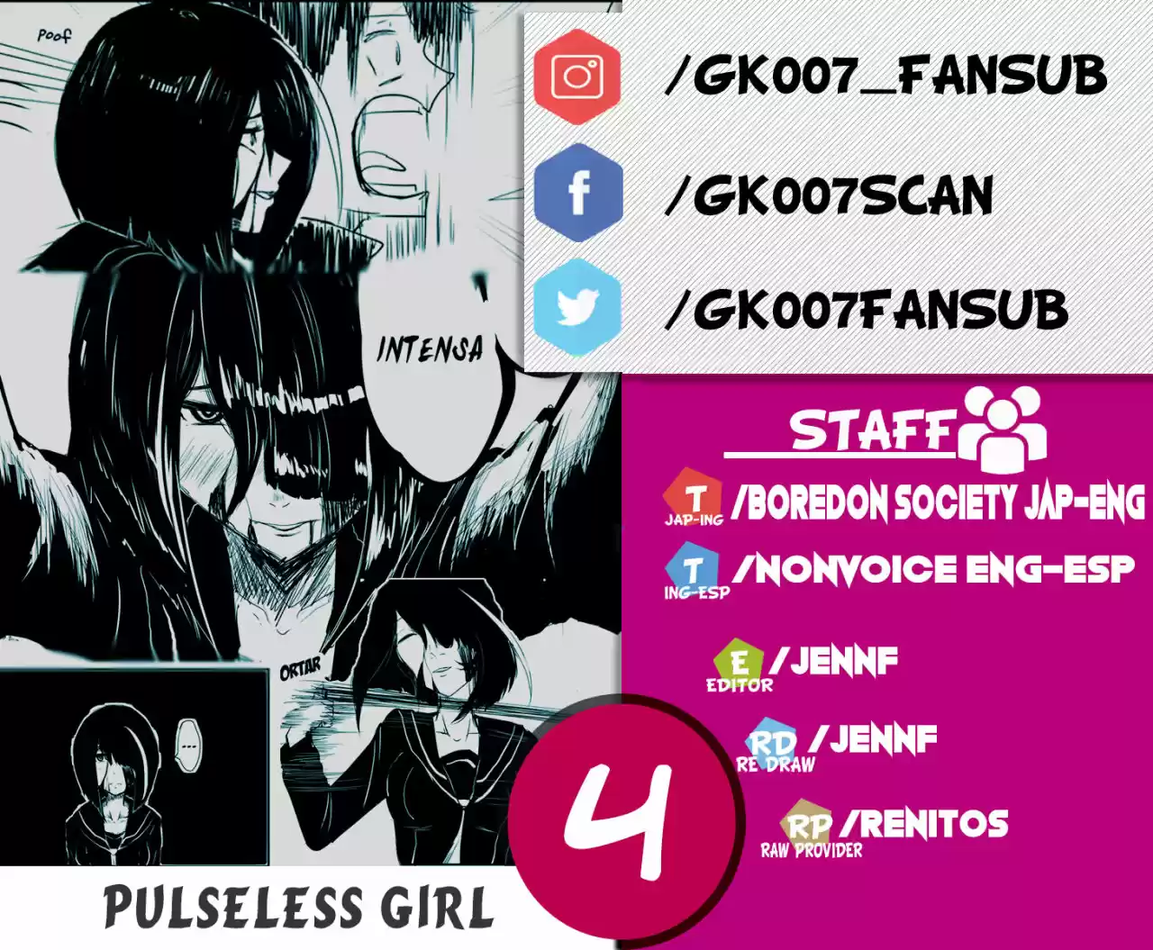 Pulseless Girlfriend capítulo 4, página 1