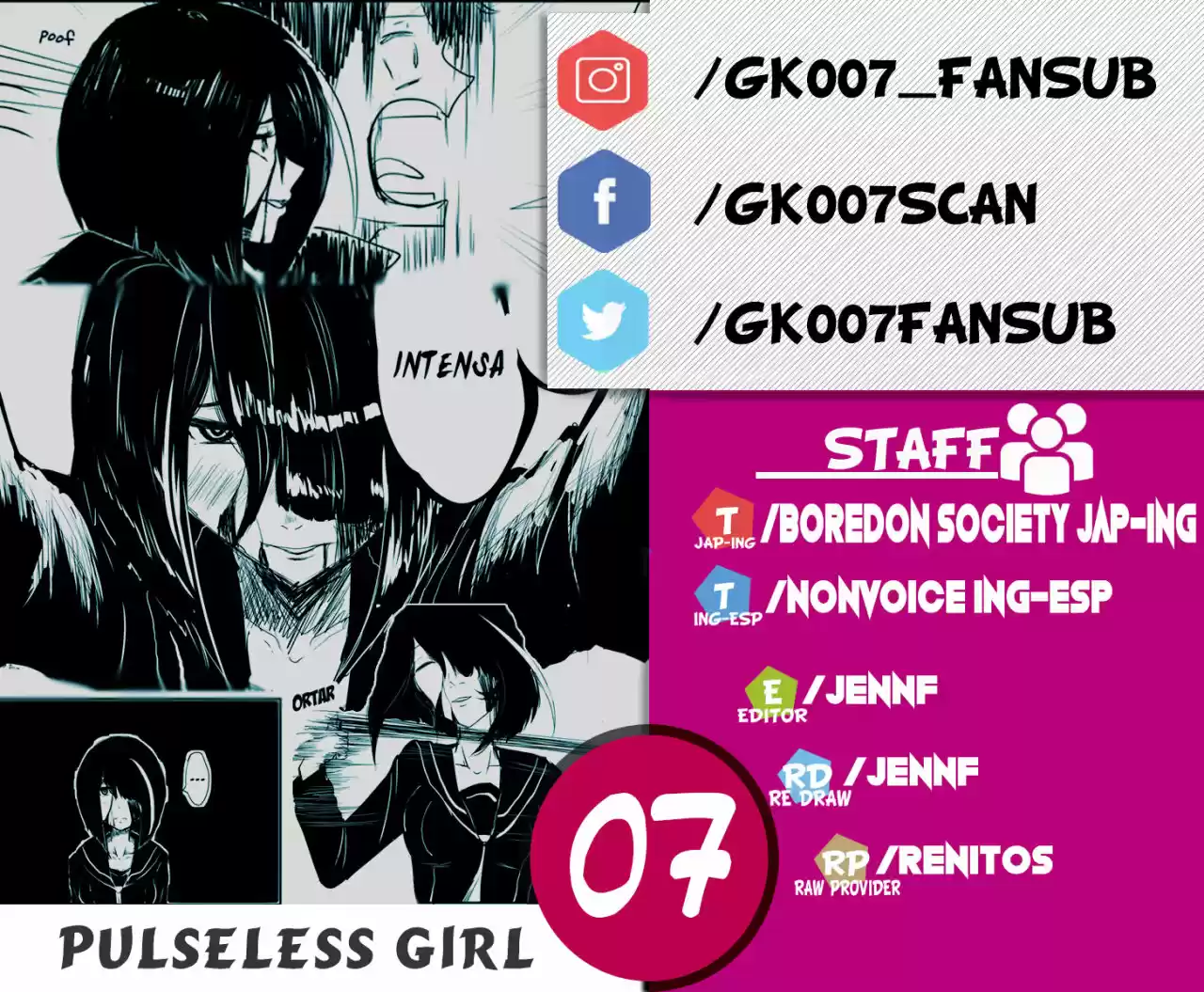 Pulseless Girlfriend capítulo 7, página 1